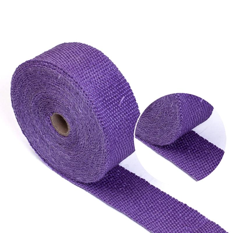 5M Термолента для выхлопной системы Коллектор Приемная труба Высокотемпературная Бандажная лента Мотоцикл