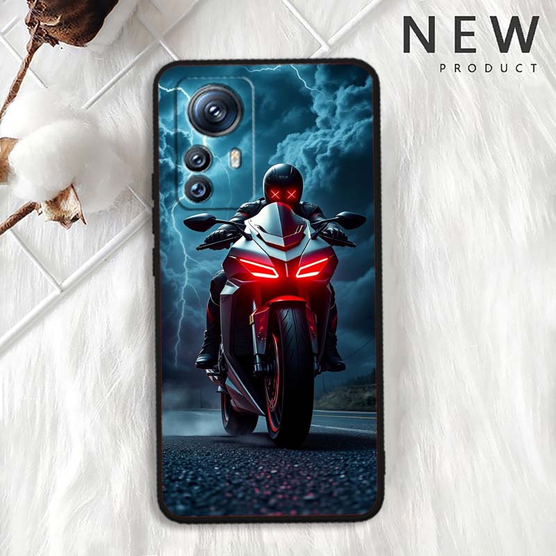 Модель Rider Cool Для Xiaomi Mi 15 14 13 13T 12 12T 12S 11 11i 11T Pro Ultra Lite 5G Черный Мягкий Чехол для Телефона