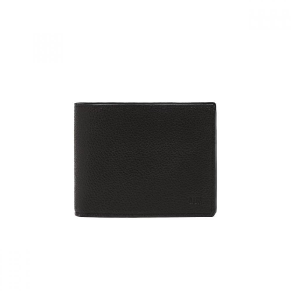 Daks Black Embossed Logo Calfskin Wallet Dbwa6f745bk