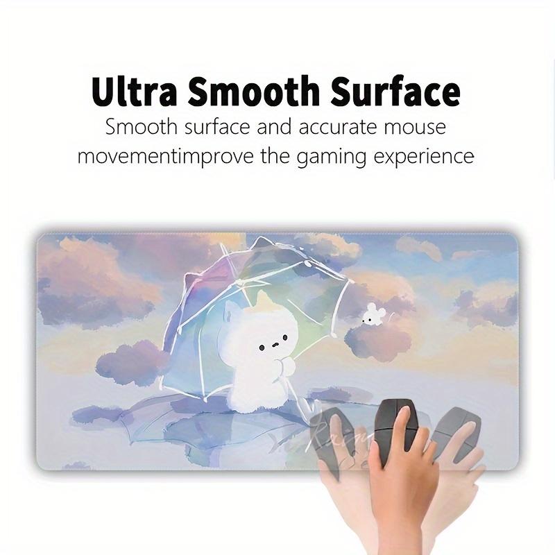 Cute Cat Extra Large Gaming Mouse Pad HD Print Rectangular Desk Mat with NonSlip Rubber Base