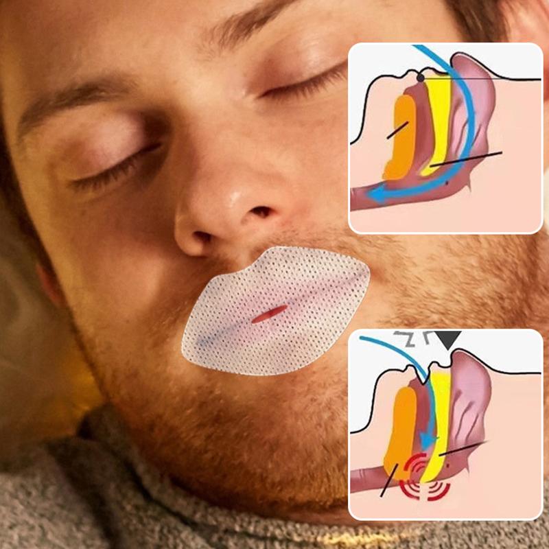30 шт./пакет наклейки против храпа в форме губ для детей, улучшающие дыхание, ночной сон, губы, нос, наклейка для закрытия рта