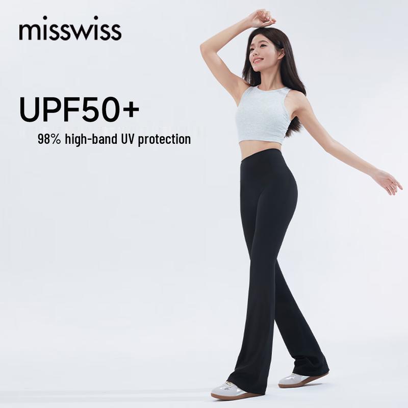 MissWiss Women's High-Waist Flared Yoga Pants