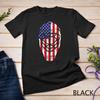 4th of July Vintage Hockey Goalie Mask American Flag T-Shirt Unisex T-shirt