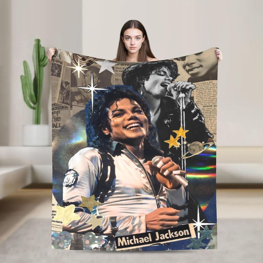 Плед для певца Майкла Джексона Mj Tour Разные размеры Супермягкий Уютный Плед для дивана Софы и Кровати