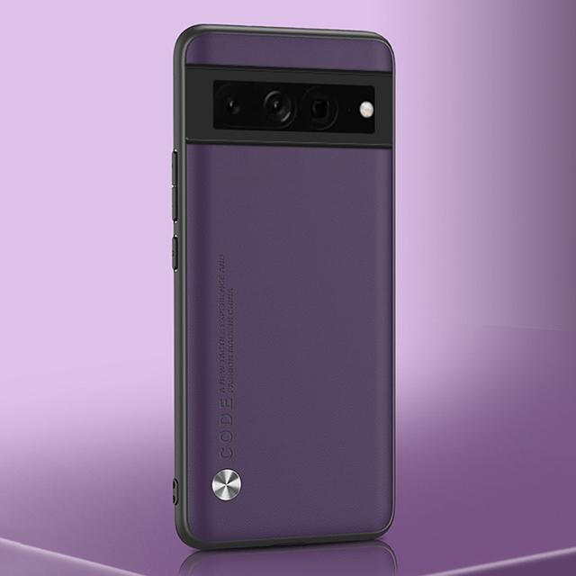 Роскошный простой чехол из искусственной кожи для Google Pixel 6 7 Pro 6A, задняя крышка, противоударный ультратонкий матовый силиконовый чехол для телефона Google Pixel 5 4 XL 4A 5A 5G