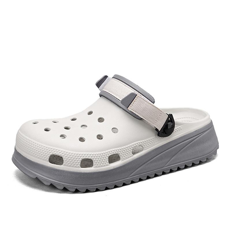 Классические мужские сабо, модные повседневные сандалии на платформе, мужские удобные легкие тапочки из ЭВА, нескользящая пляжная обувь для мужчин