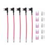 X AUTOHAUX 5 Sets Universal Car Fuse Tap and Circuit Adapter Mini Type Fuse 3A