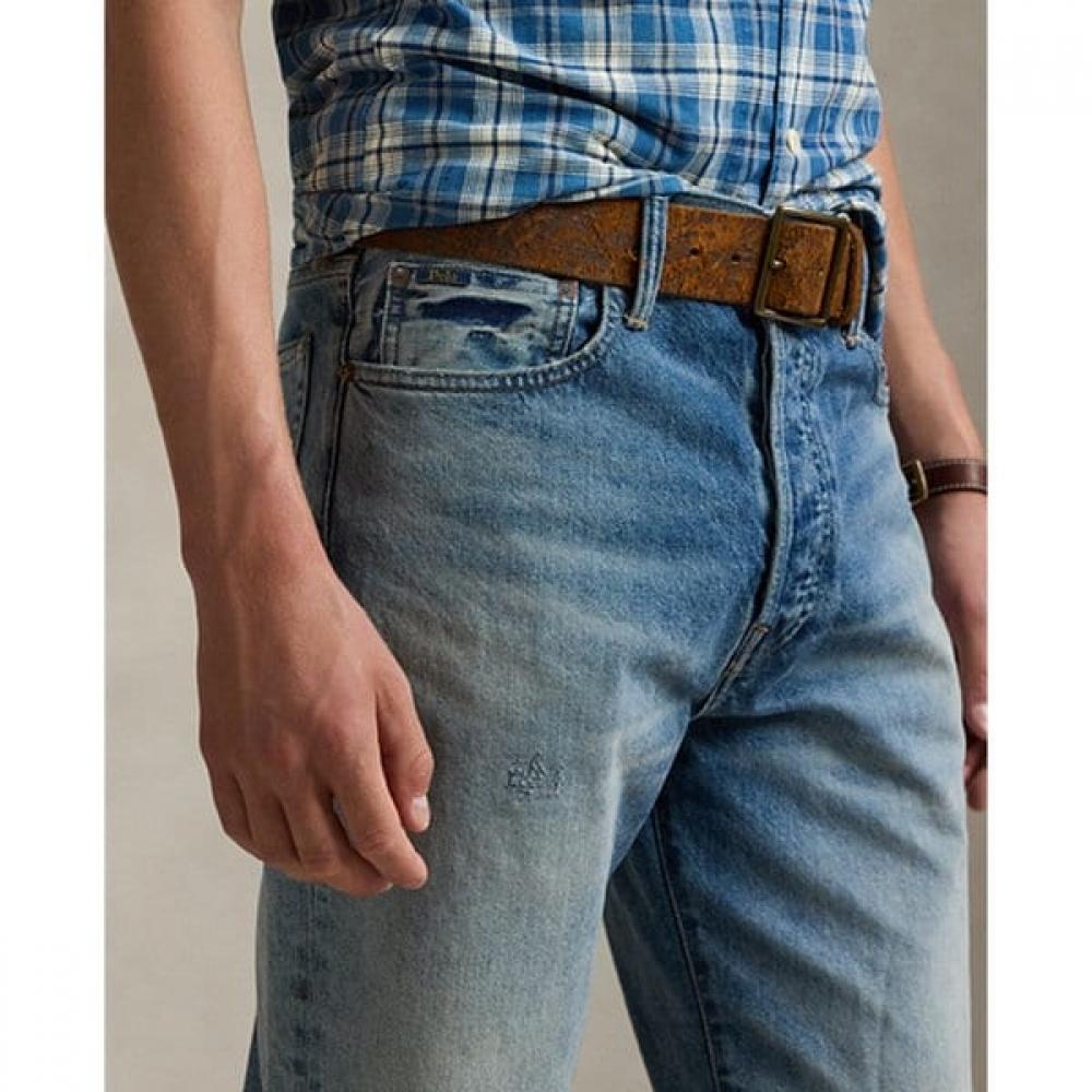 Polo Ralph Lauren Мужские Прямые джинсы Heritage с эффектом выцветания Mnpodnm10920310400
