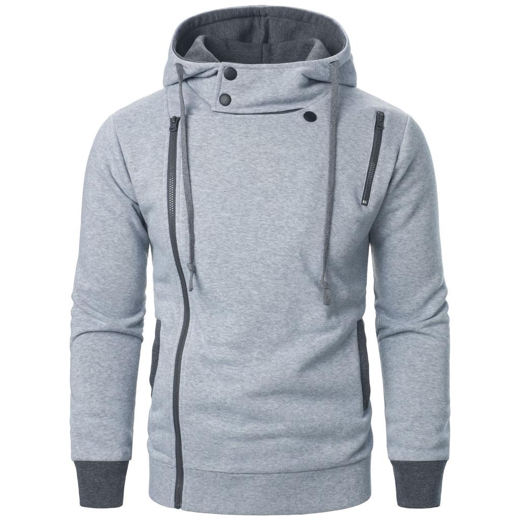 Zip-Up Cool Y2k Clothing Fashion Hoodies Mens Осень-зима с длинным рукавом, подходящая по цвету толстовка с капюшоном, толстовка с капюшоном, футболка Yasheng