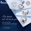 BAMOER, натуральное серебро 925 пробы, серия Love Heart Element, бусины, подходят для оригинального браслета, подарок