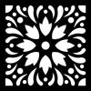 CEMENT TILE STENCIL - 15X15X0.2 CM