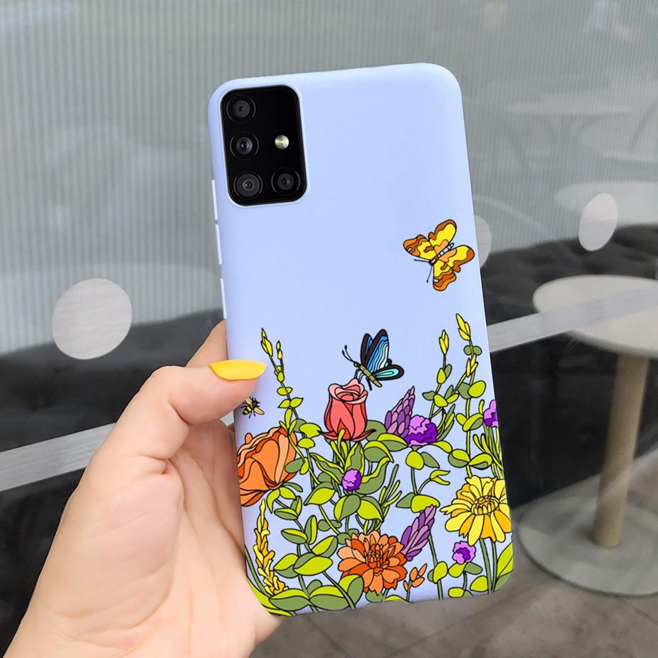 Для Samsung Galaxy A51 5G SM-A516B Милый Чехол-Брелок из Желе Мягкая Силиконовая Задняя Крышка из ТПУ Для Samsung A51 5G UW SM-A516V