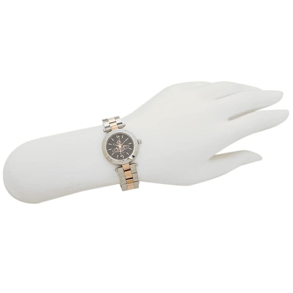 Часы Westbone 28 мм кварцевые черные розовое золото VV092BKSR нержавеющая сталь [Vivienne Westwood] женские [Товар]