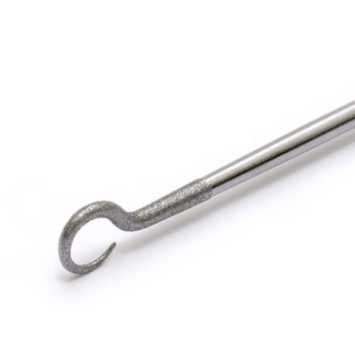 Wave Hobby Tool Series HG Special Shape Diamond File, Round/Ring Shape, for Plastic Models, HT-683, Grip: Red