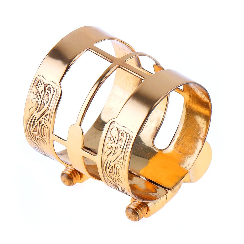 Alto Saxophone Carved Metal Ligature Alto Sax Clarinet Mouthpiece Ligature