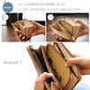 Tochigi Leather Long Wallet Wallet Leather Wallet Genuine Leather Cowhide Round Zipper Men's Women's (Natural)