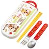 Skater Bento Chopsticks for Kids Trio Set Chopsticks Spoon Fork Chip Dale 20 Disney TACC2 & 16.5cm