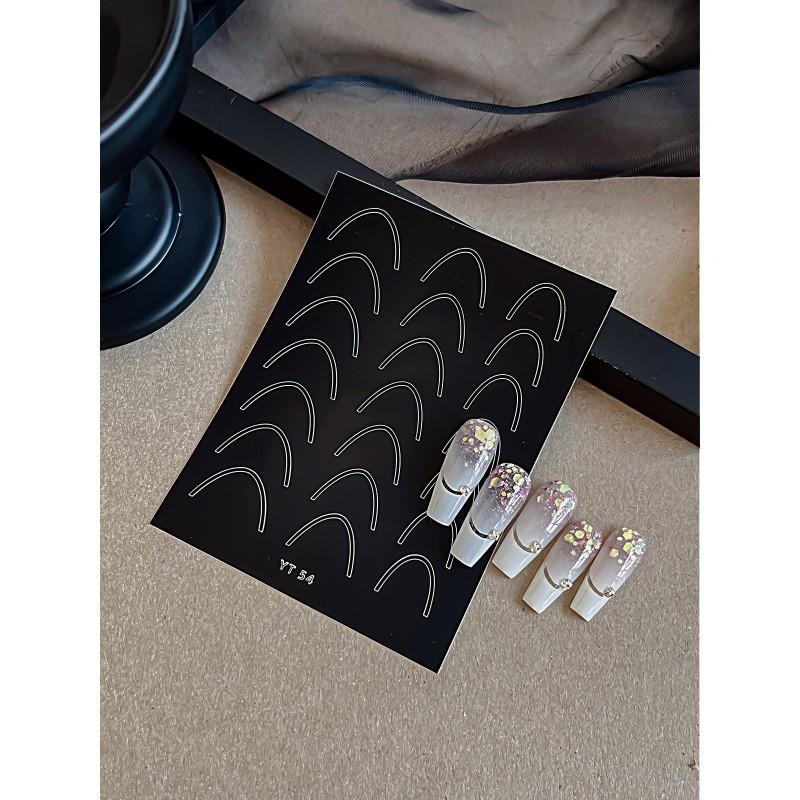 Halloween Nail Art Stickers Skull Pumpkin Bat Ghost Self-Adhesive Hollow Decals DIY Manicure