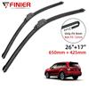 2 шт. щетки стеклоочистителя для Subaru Forester SJ 2012-2018 26 "17" подходят для переднего лобового стекла, щетки для окон, резак, аксессуары 2014 2015 2016 2017 2018