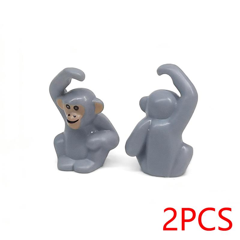 Конструктор MOC Животные Зоопарк Слоны Тигры Шимпанзе Лось Медведи Овцы Верблюд Лошадь Крокодил Леопард Мини Декоративные Кирпичики T11