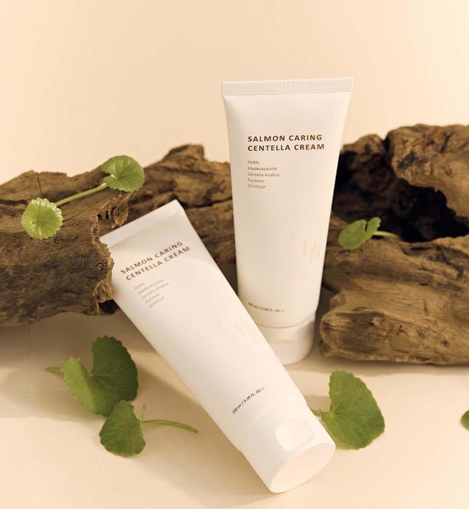 HEVE BLUE Лососевый PDRN Центелла Восстанавливающий крем 100 мл