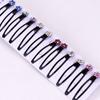 Crystal Hair Pins Black Hair Clip Hairgrips Barrettes Headwear for Kids Girls Hair Accessories