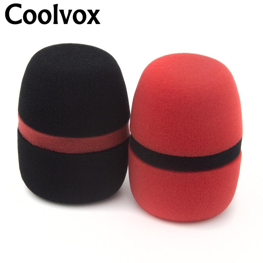 1pcs Flat Multi Color Foam Wireless Wired Microphone Sponge Cover Soft Foam Microphone Foam Windscreen for Shure Microphone