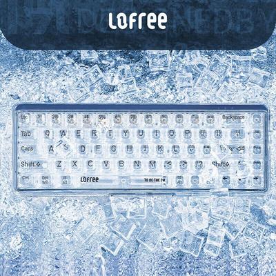 LOFREE 1% Прозрачная медуза Переключатель Двухрежимная Беспроводная Механическая Клавиатура