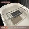 Подставка для ванны TLXT с подносом из черного мрамора