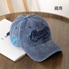 Hat Fashion Popular Washed Alphabet Embroidered Cap Outdoor Travel Sunscreen Shade Baseball Cap