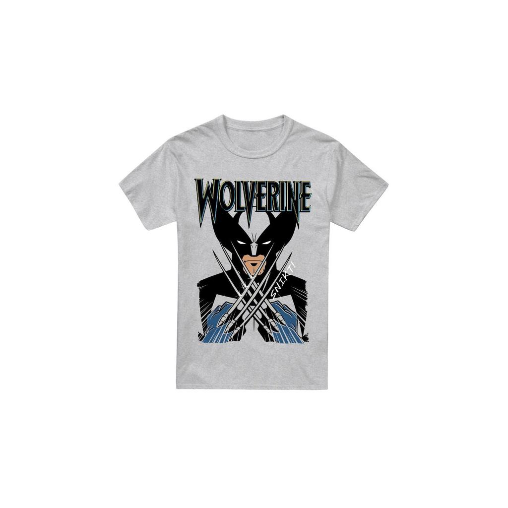 Marvel Mens X-Men Wolverine Action Shot T-Shirt