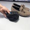 Старые пекинские тканевые туфли Женские пушистые туфли Зимняя верхняя одежда Утолщенные ленивые женские туфли Зимний зарубежный стиль Нескользящие туфли для мамы