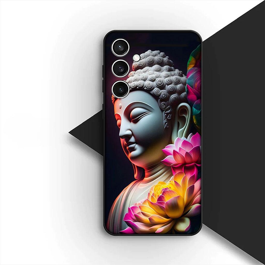 Lord Lotus Buddha New High-End Phone Cover for Samsung Galaxy S25 S24 S23 FE Ultra Plus S7 Edge S25+ S23+ A56 5G Soft Case