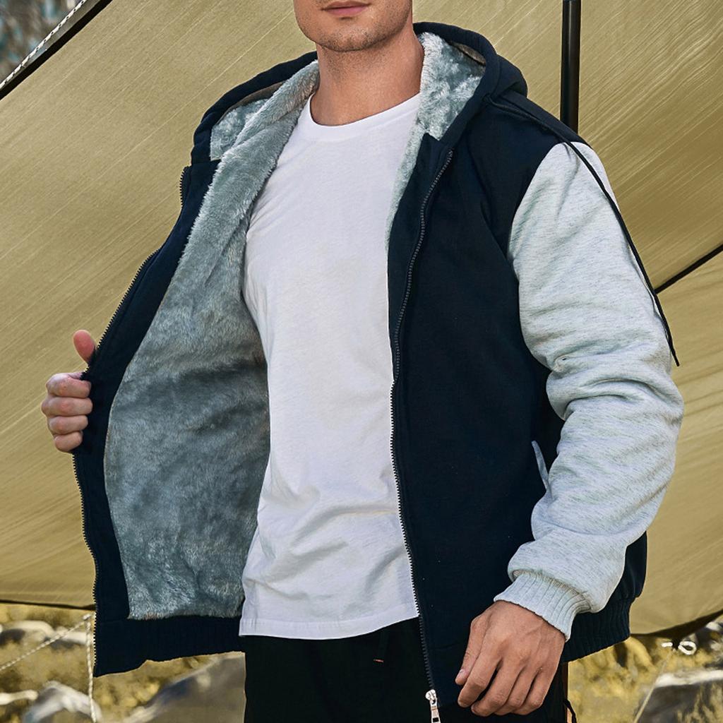 Мужской пуловер на молнии с длинными рукавами и капюшоном, топы, блузка