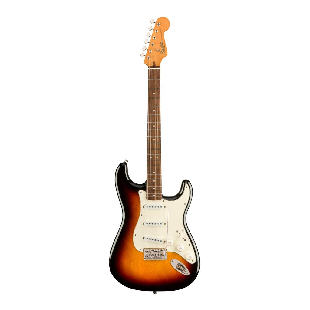 Squier by Fender Classic Vibe 60s Electric Sunburst with Soft Case Stratocaster® Guitar, 3-Tone