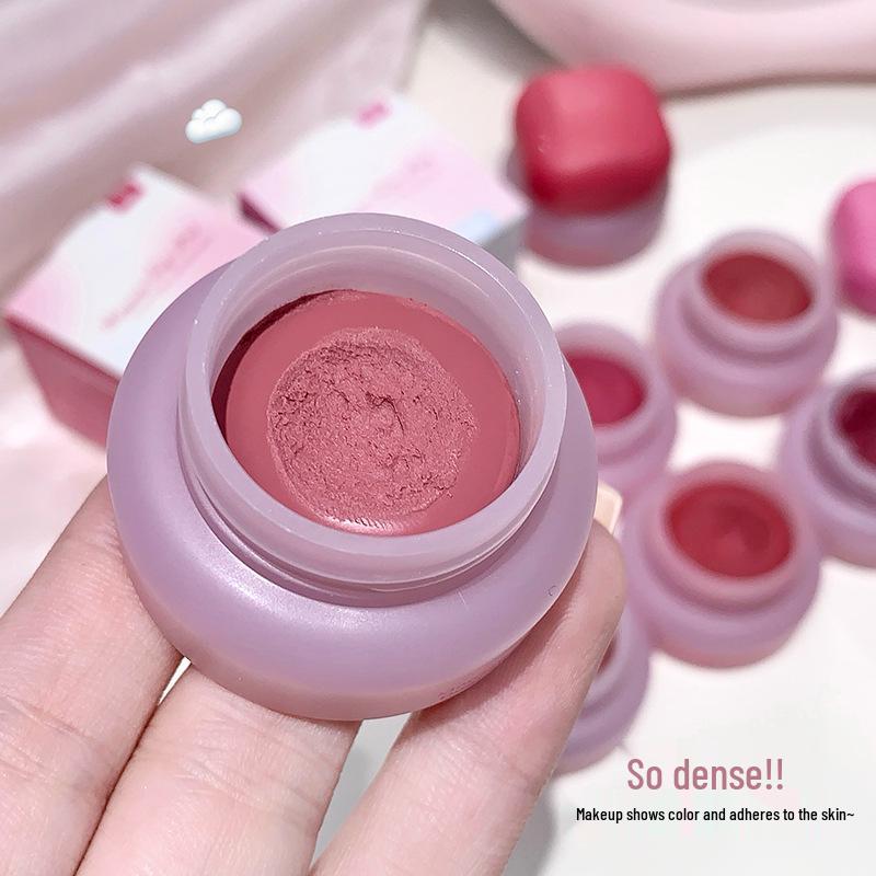 Крем-румяна для губ и щек Gege Bear Mousse Lip & Cheek Cream Blush Lip Mud - Стойкий многофункциональный нюдовый макияж для молодого вида.