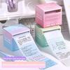 256 PCS/Set Pull-out Roll Type Study Sticky Note DIY Tearable Note Pad Memo Pad  Creative Stationery