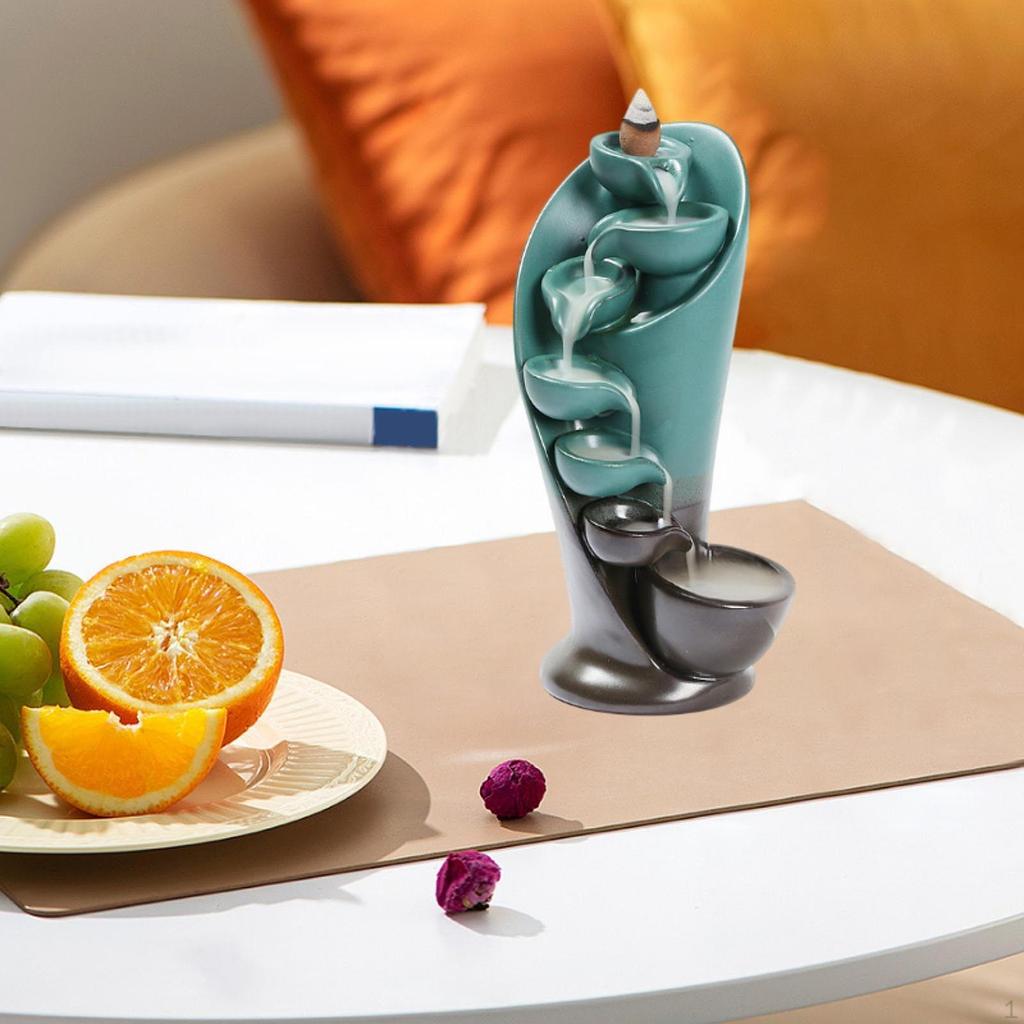 Держатель для благовоний с обратным потоком Многофункциональное настольное украшение Настольный орнамент