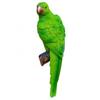Resin Decor Craft Decoration Simulation Parrot Bird Sculpture Wall Hanging Garden Decoration