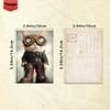 32pcs, Retro Abstract Animal Postcard, Birthday/Anniversary Gift, Collectible, Suitable for Gift Giving, Can Be Mailed.