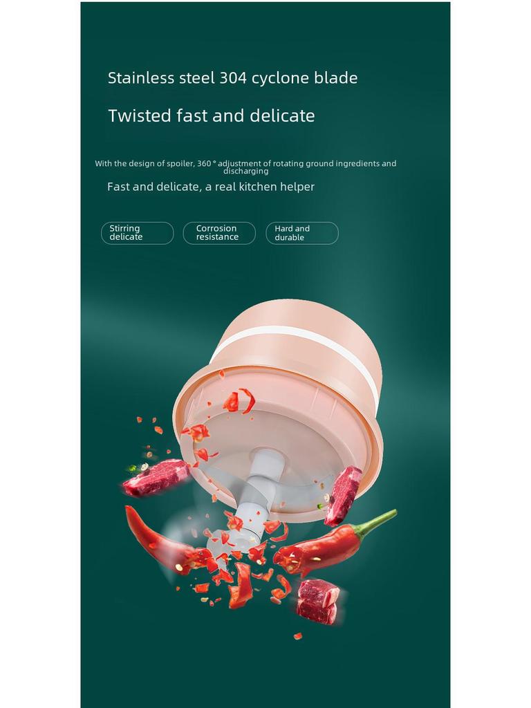 Многофункциональная электрическая чесночница и давилка для домашнего использования