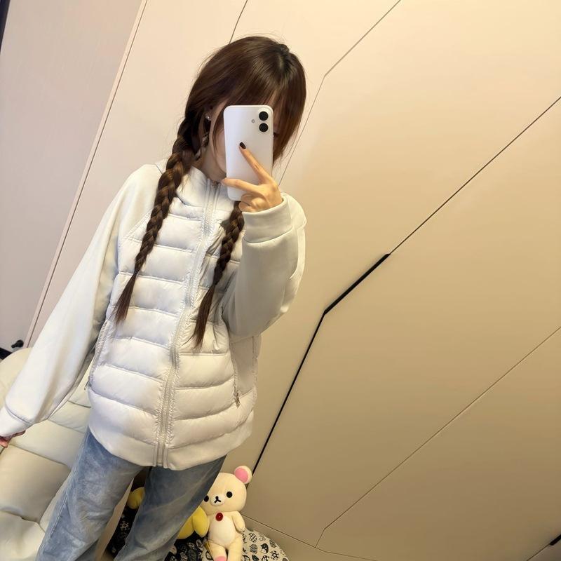 Polyester cotton-padded clothes women's short cotton-padded clothes New winter loose small thin cotton-padded jacket ribs jacket