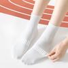 Женские летние тонкие хлопковые влагоотводящие дышащие спортивные носки