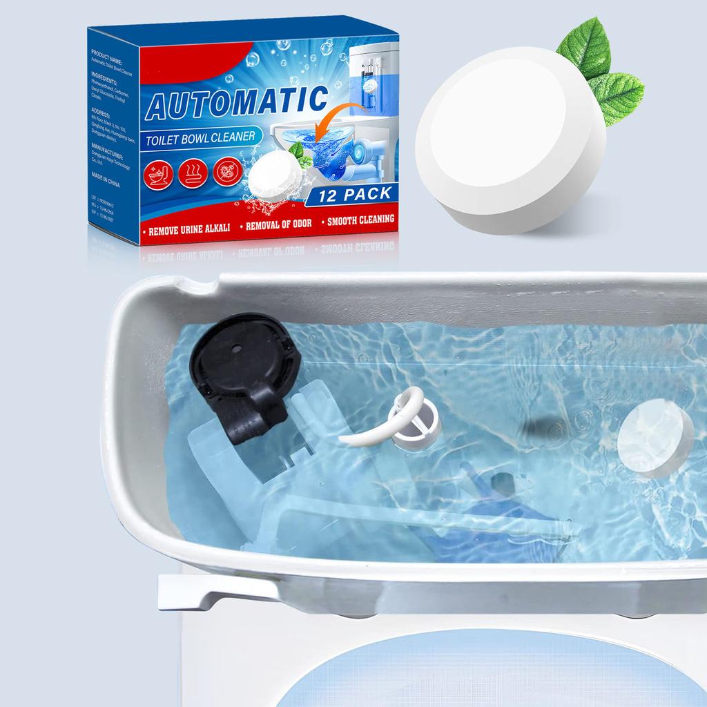 Automatic Toilet Cleaner 12pack Cleans Stubborn Dirt And Purifies The Odor Toilet Bowl Cleaning Tablets