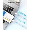 USB Type C Charging Cable C/Type To Cable [1m+2m Set of 2] PD Compatible 100W/5A Super Fast Charging USB-C & Prevention of Disconnection iPhone 16 /16