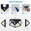 Solar-Powered Outdoor Waterproof Induction Wall Light