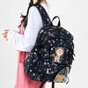 Printed Junior High School Student Backpack Waterproof Large Capacity Schoolbag Women's Backpack