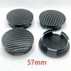 4Pcs/Set 57mm Car Wheel Center Caps Cover Hub Cap Carbon Fiber Pattern For Mazda 2 3 5 6 CX5 CX7 RX8 Auto Rim Hubcap Accessories