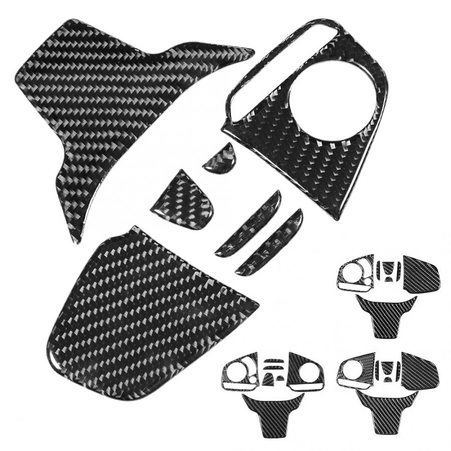 Углеродное волокно, кнопка переключения панели на руле, накладка, подходит для Honda Civic 10th FC/FK 2016 2017