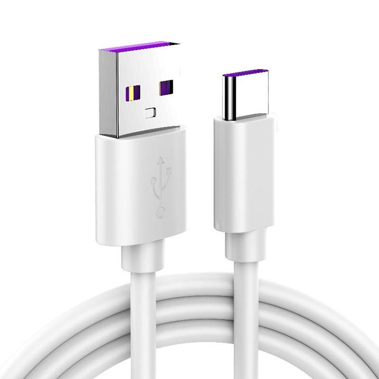 5A кабель для передачи данных Super Fast Charge Type-C для Huawei Android Apple Mobile Phone Кабель для зарядки Flash Charge PVC